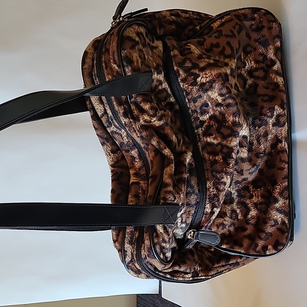 Cheetah print bag